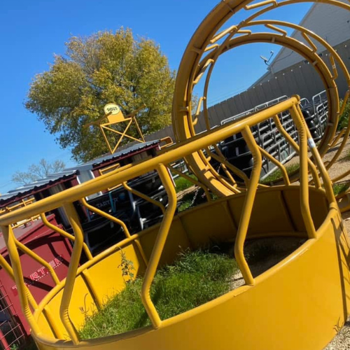 Hamilton Farm & Ranch hay feeders