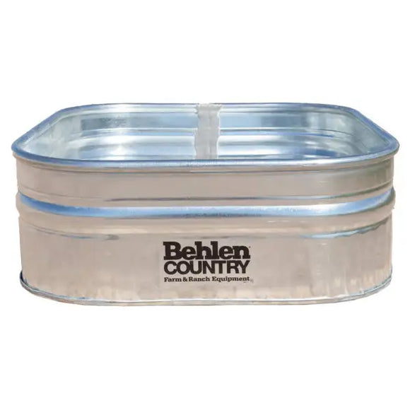 Behlen Country Shallow Square Galvanized Stock Tank
