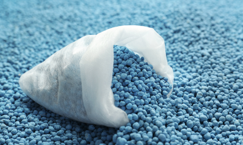 Bagged fertilizer