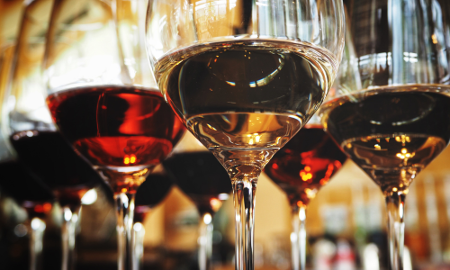 Glasses of wine