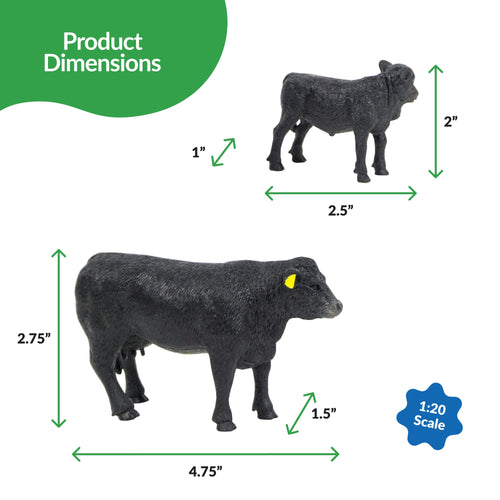 Big Country Toys Angus Cow & Calf