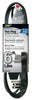 PowerZone Extension Cord 16 AWG Cable 3-Outlet Black